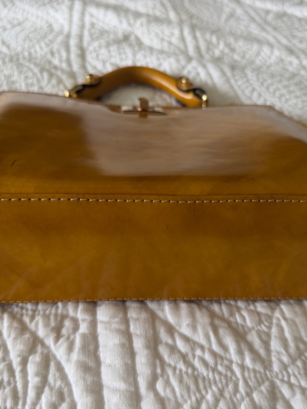 Pratesi ~ Anna Maria Luisa de' Medici Hand Bag ~ BEAUTIFUL 🧡 - Picture 12 of 14